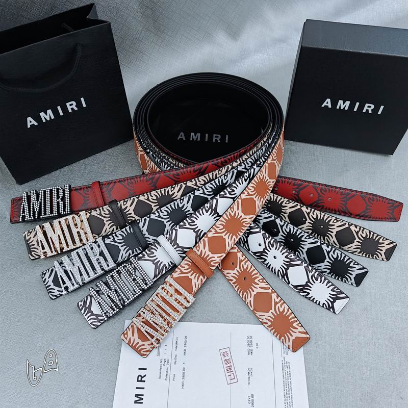 Amiri belt 38mmX90-125cm lb113